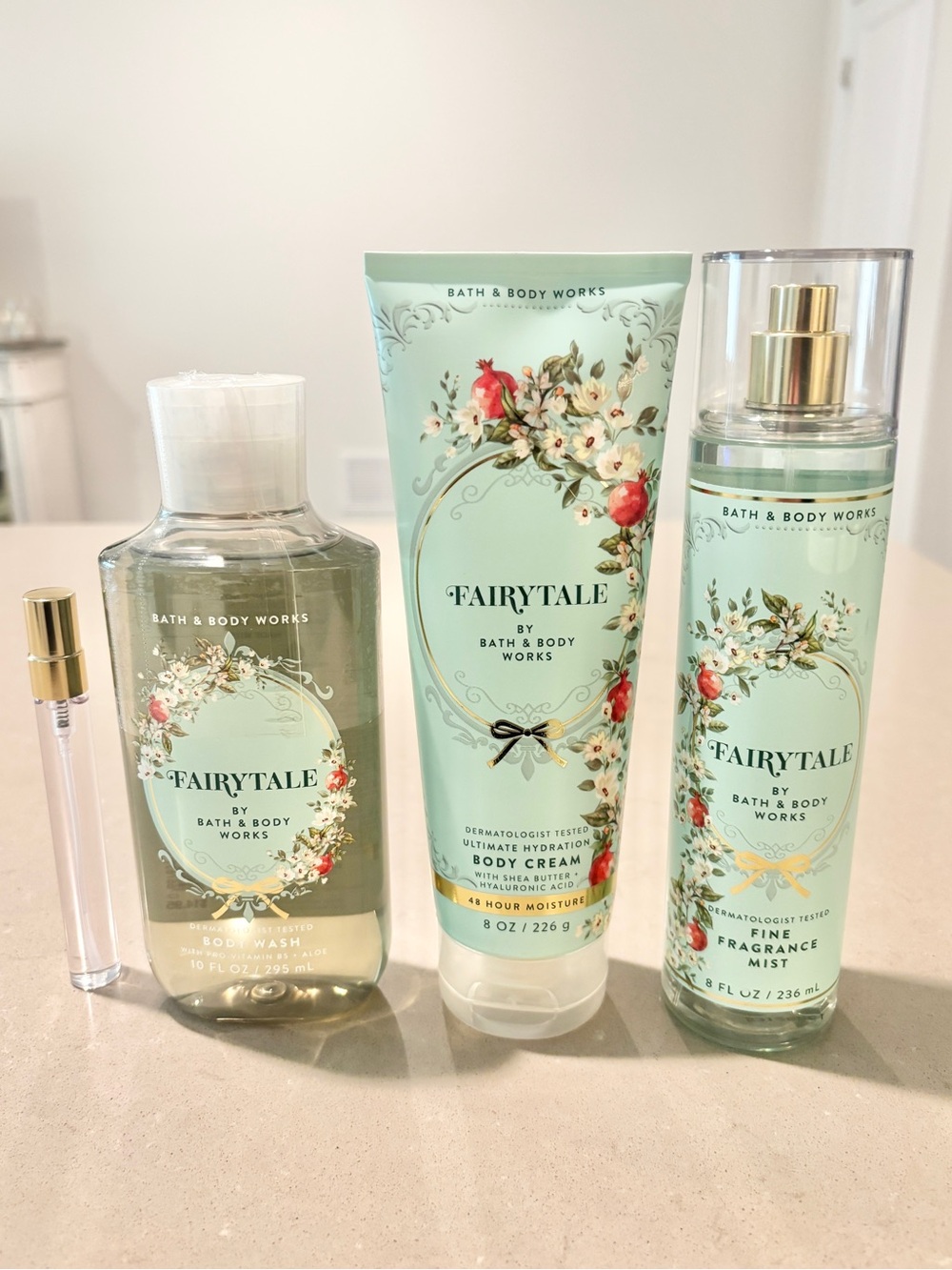 Bath and Body Works Fairytale Set Mist Cream Wash Bundle + Free Perfume New